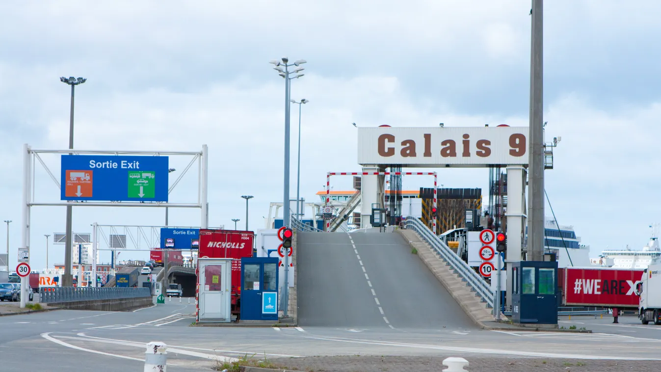 Főpróbát tartottak a Brexithez Calais kikötőjében