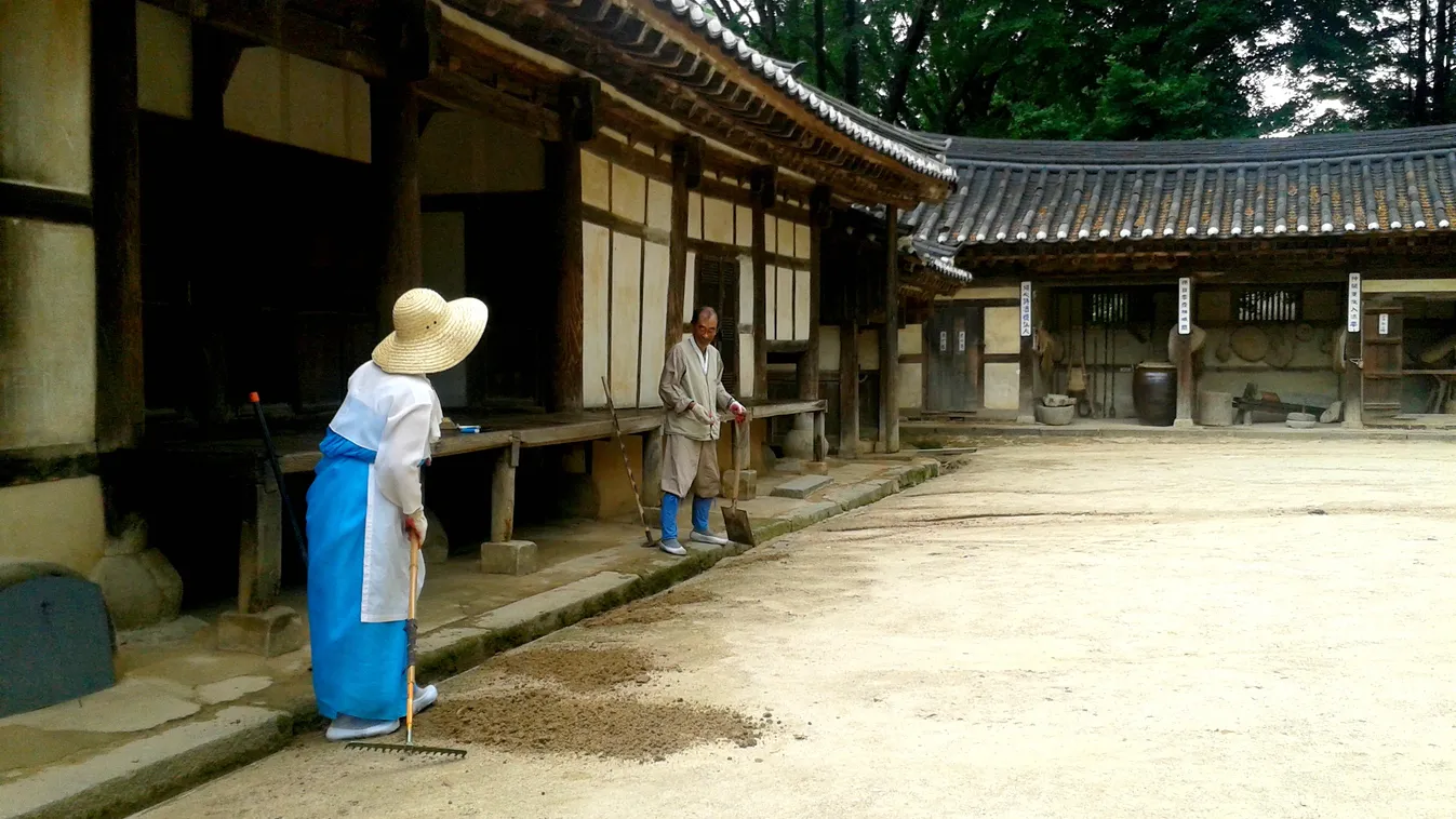 Koreai hanok falvakban jártunk