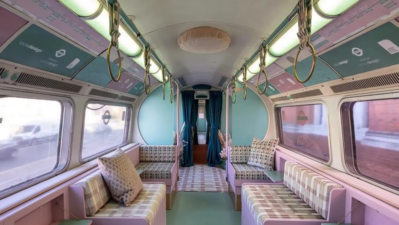 Retro stílusában újítottak fel egy metro szerelvényt Londonban