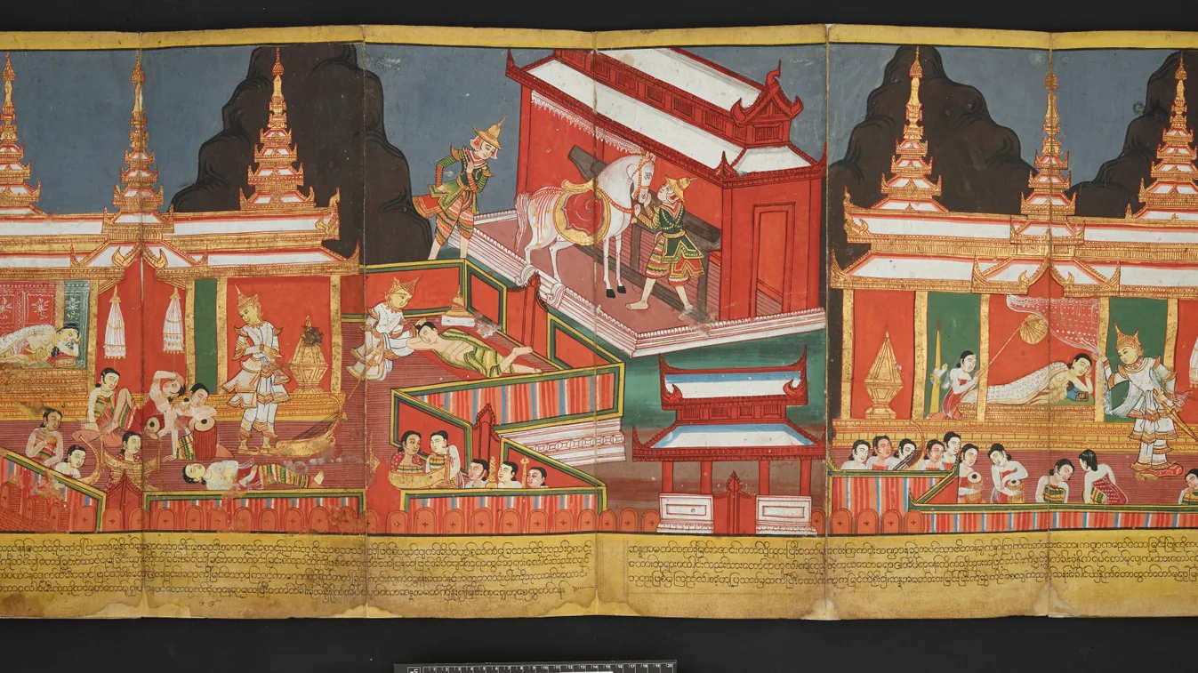 Ősi, buddhista kéziratokat állítanak ki a londoni British Libraryben