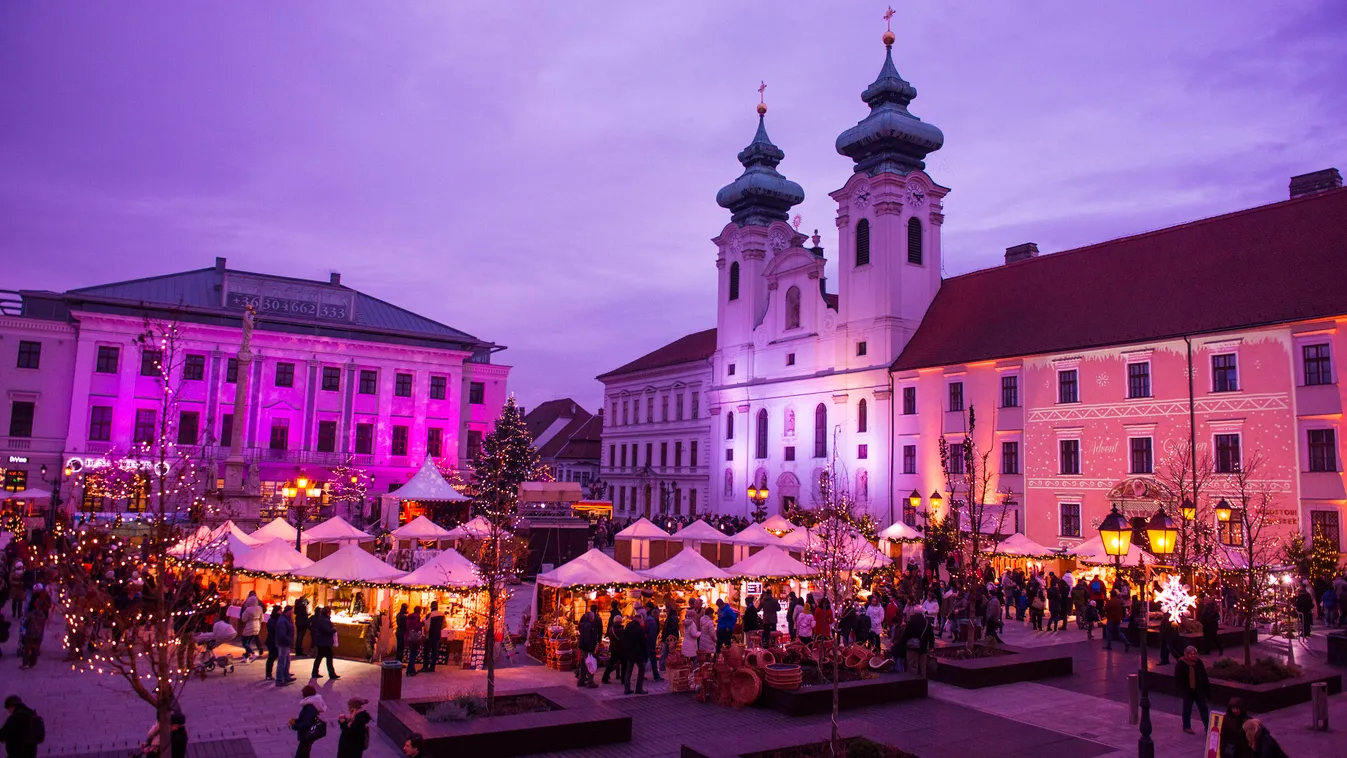 Advent Győrben: meghitt hangulat a belvárosban