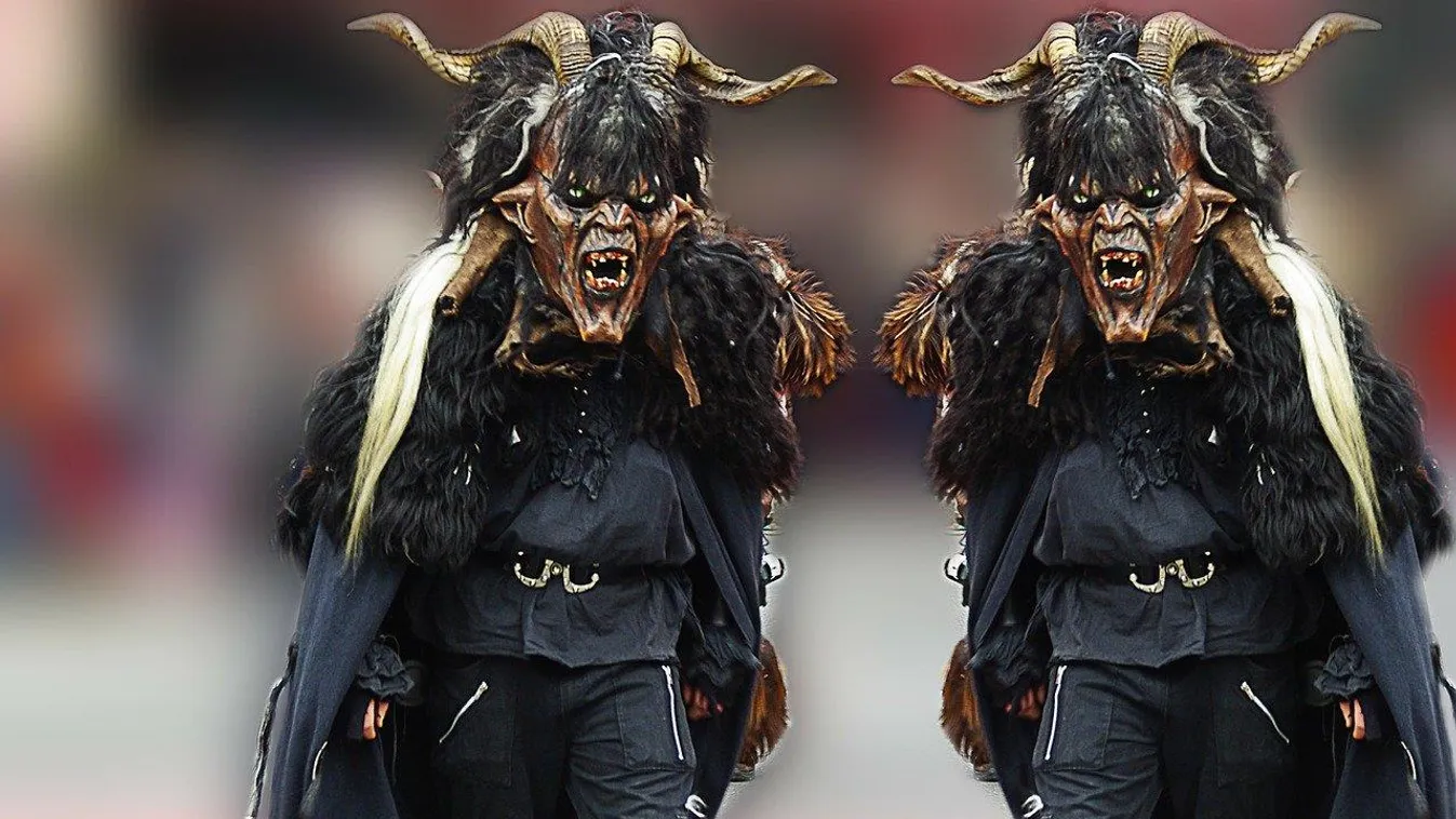 Félelmetes krampuszok ijesztgetnek Tirolban