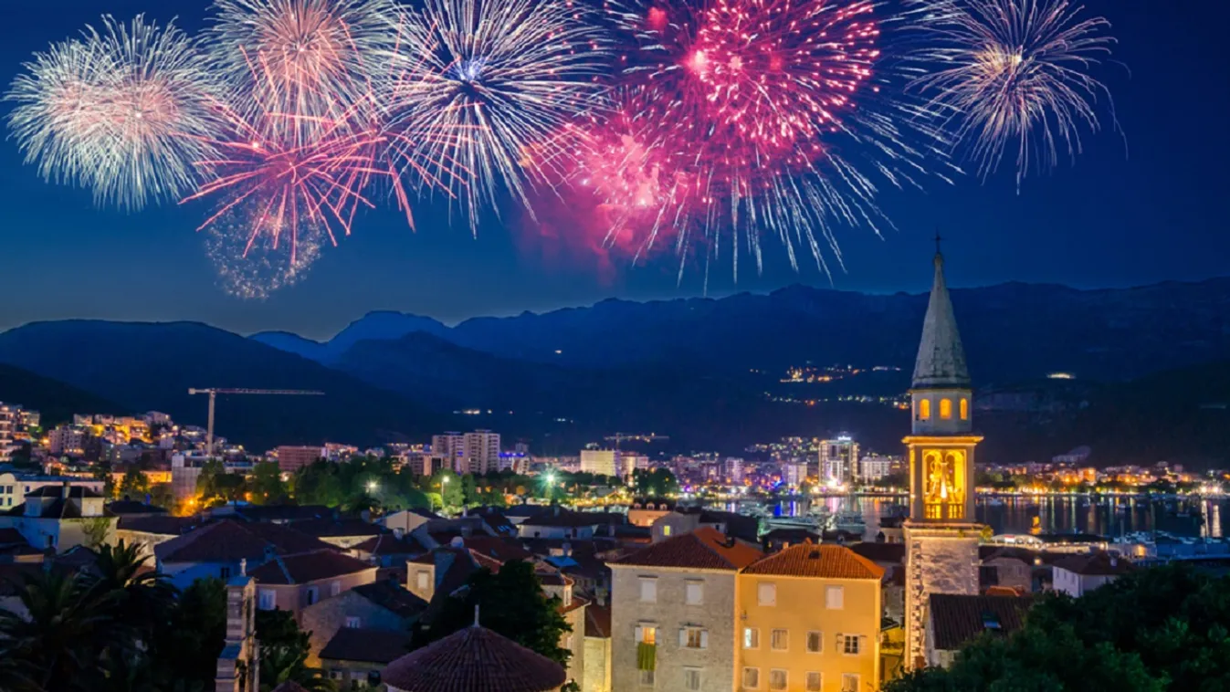 Fergeteges balkánbulival köszöntheti az újévet a festői tengerparton