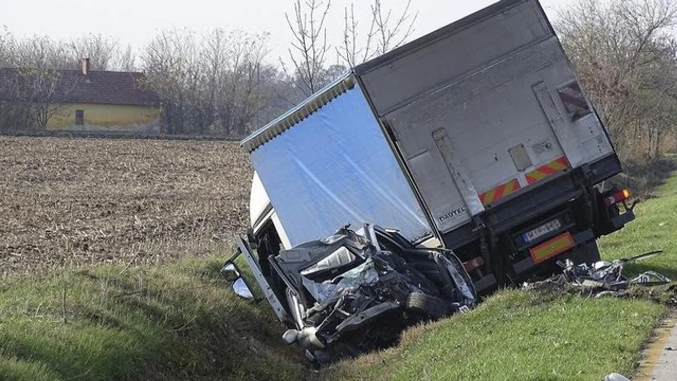 Halálos baleset történt a 44-es főúton Békéscsabánál