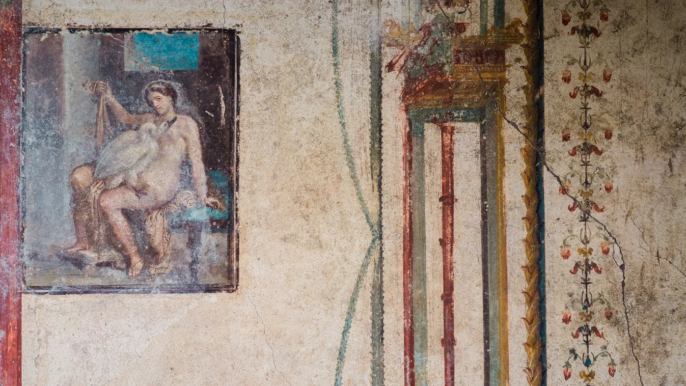 Új feltárásokkal bővült Pompei: egy fürdő és egy erotikus freskó került elő