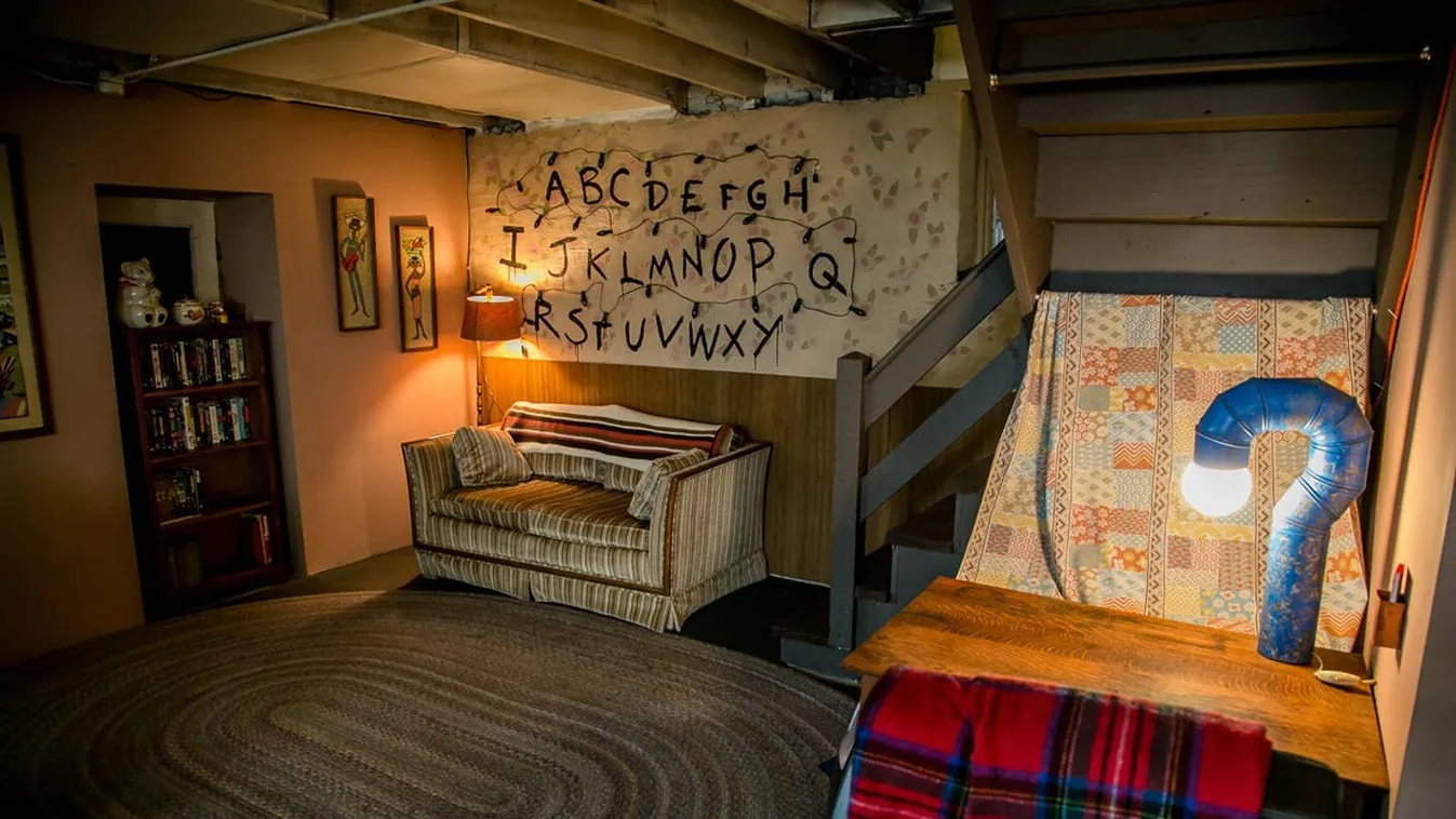 Hátborzongatóra sikerült a Stranger Things tematikájú apartman