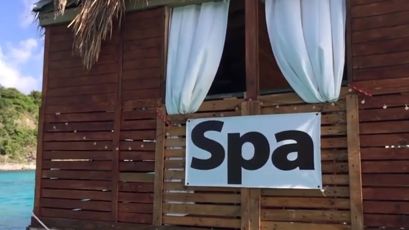 Nem akármilyen spa ringatózik a Brit Virgin-szigeteknél