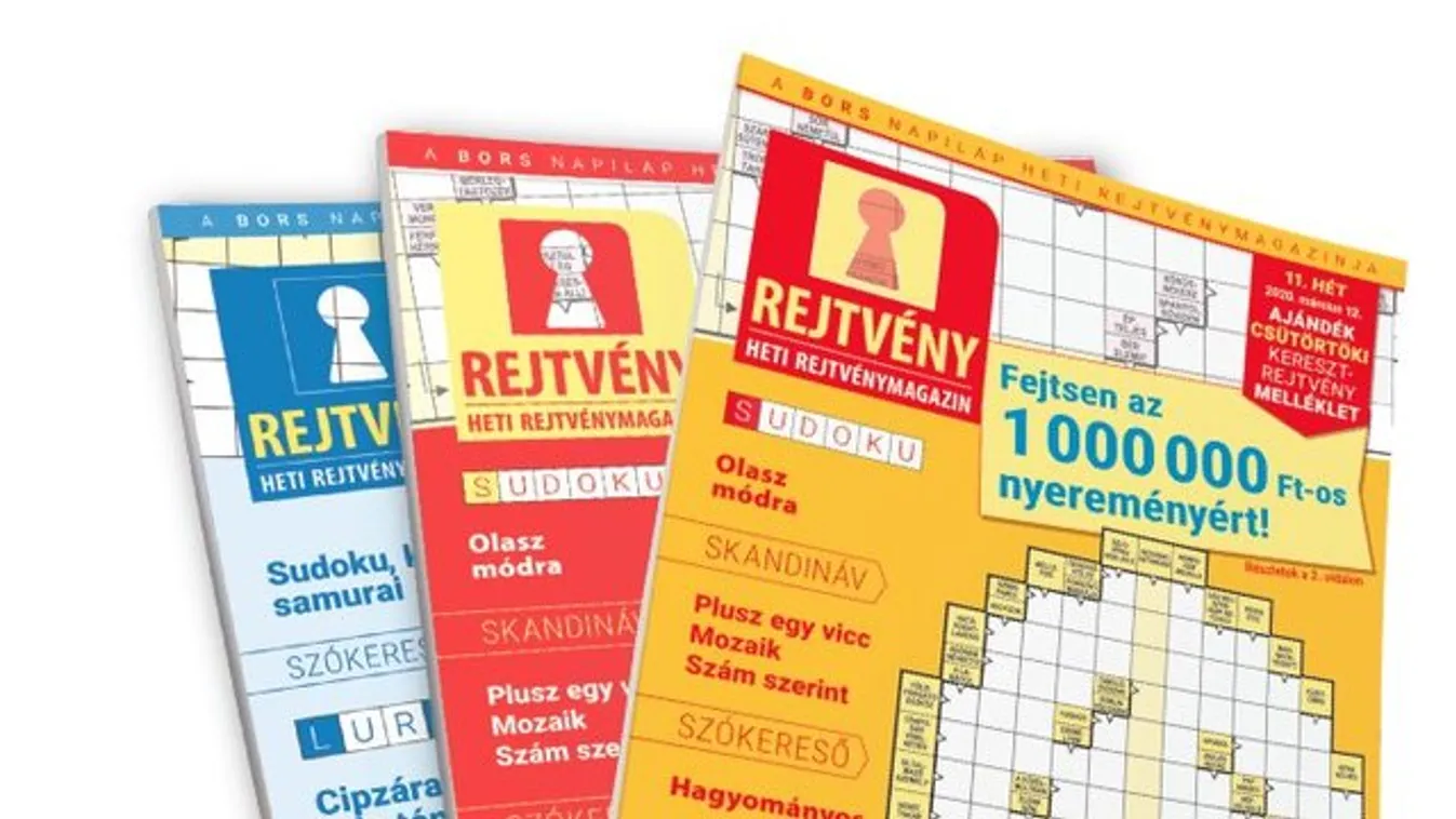 1 milliót rejtenek a szerencserejtvények