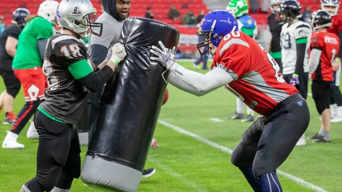 Magyar tehetségeket kerestek az NFL-profik