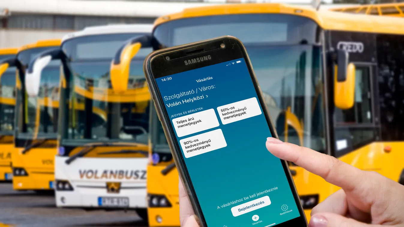 Készpénzmentessé válik a jegyvásárlás a Volánbusz valamennyi járatán
