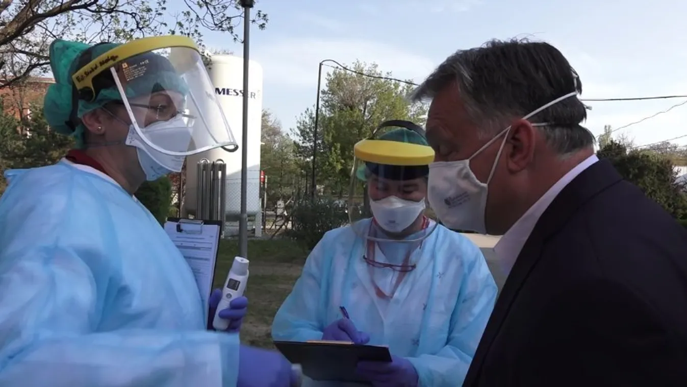A Szent Imre Kórházban folytatta kórházellenőrző körútját Orbán Viktor – videó