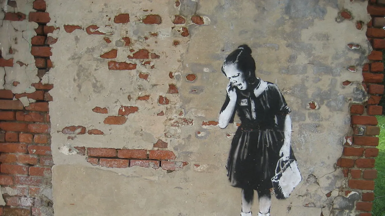 Banksy felesége nehezen viseli, hogy a művész otthonról dolgozik