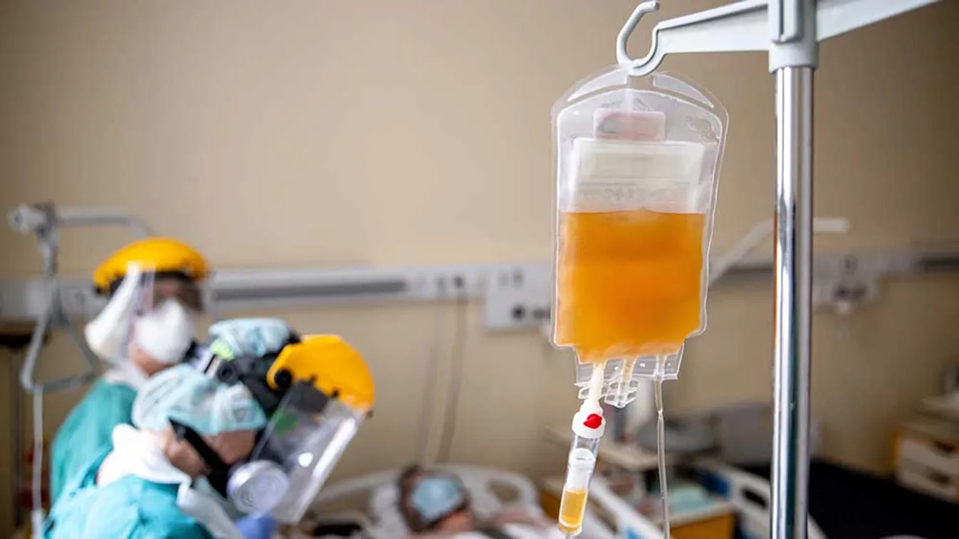 Lekerült a lélegeztetőgépről egy beteg a vérplazmaterápiának köszönhetően