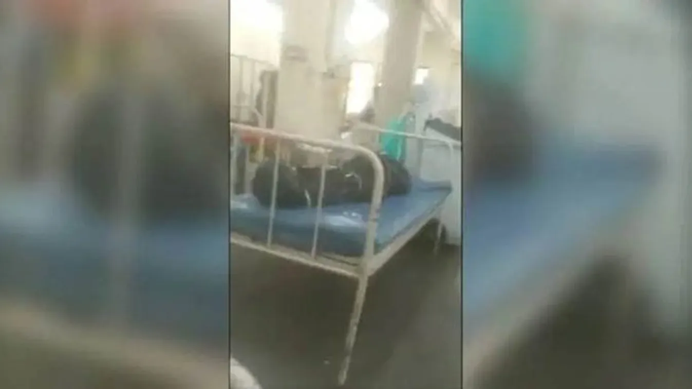Megrázó videó: holttestek mellett kezelik a koronavírusos betegeket