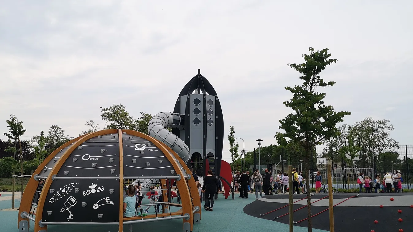 Csepelen az egész család kiélvezheti az új park lehetőségeit