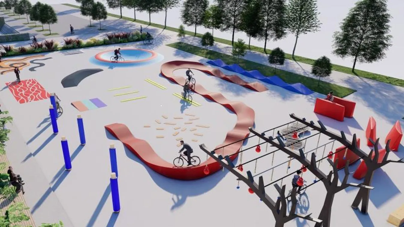 Európai szinten is egyedülálló kerékpáros park épül gyerekeknek Bécsben