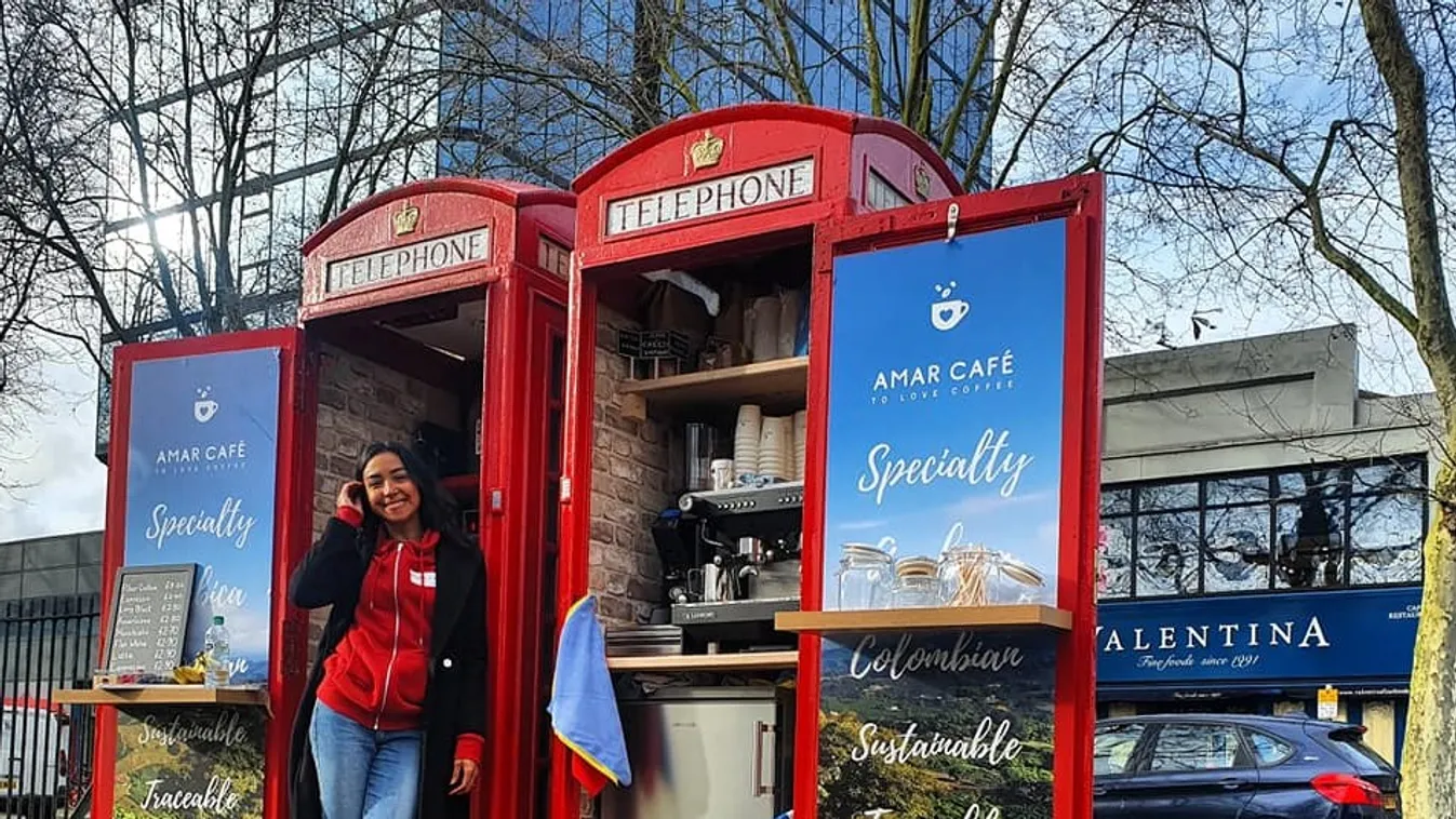 Londonban már telefonfülkéből is rendelhetünk kávét, de nem úgy, ahogy gondolnánk