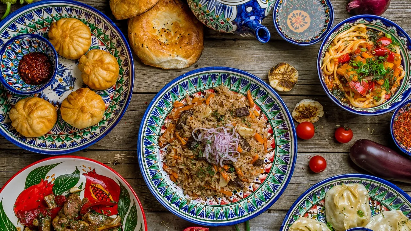 Még üzbég ételkülönlegességeket is lehet kóstolgatni ezen a fesztiválon