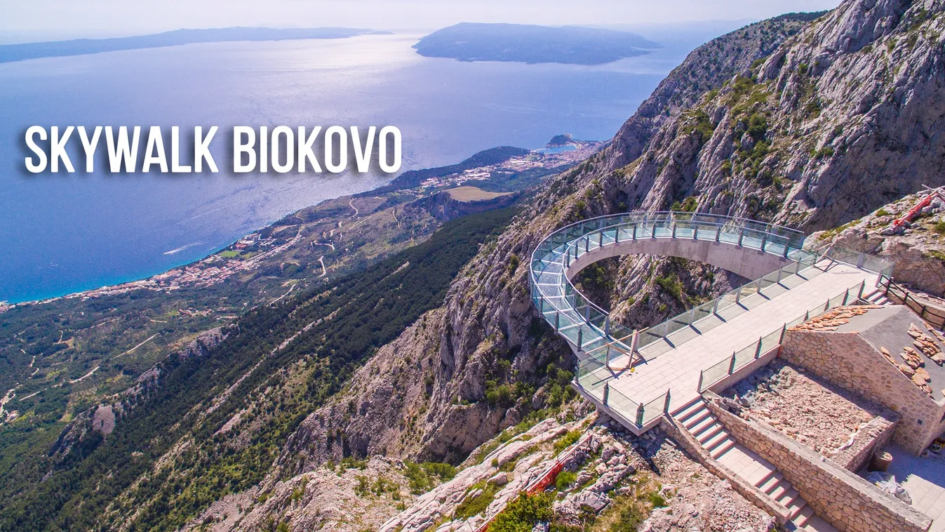 Lélegzetelállító üvegpatkót nyitnak meg a látogatók előtt Makarska felett
