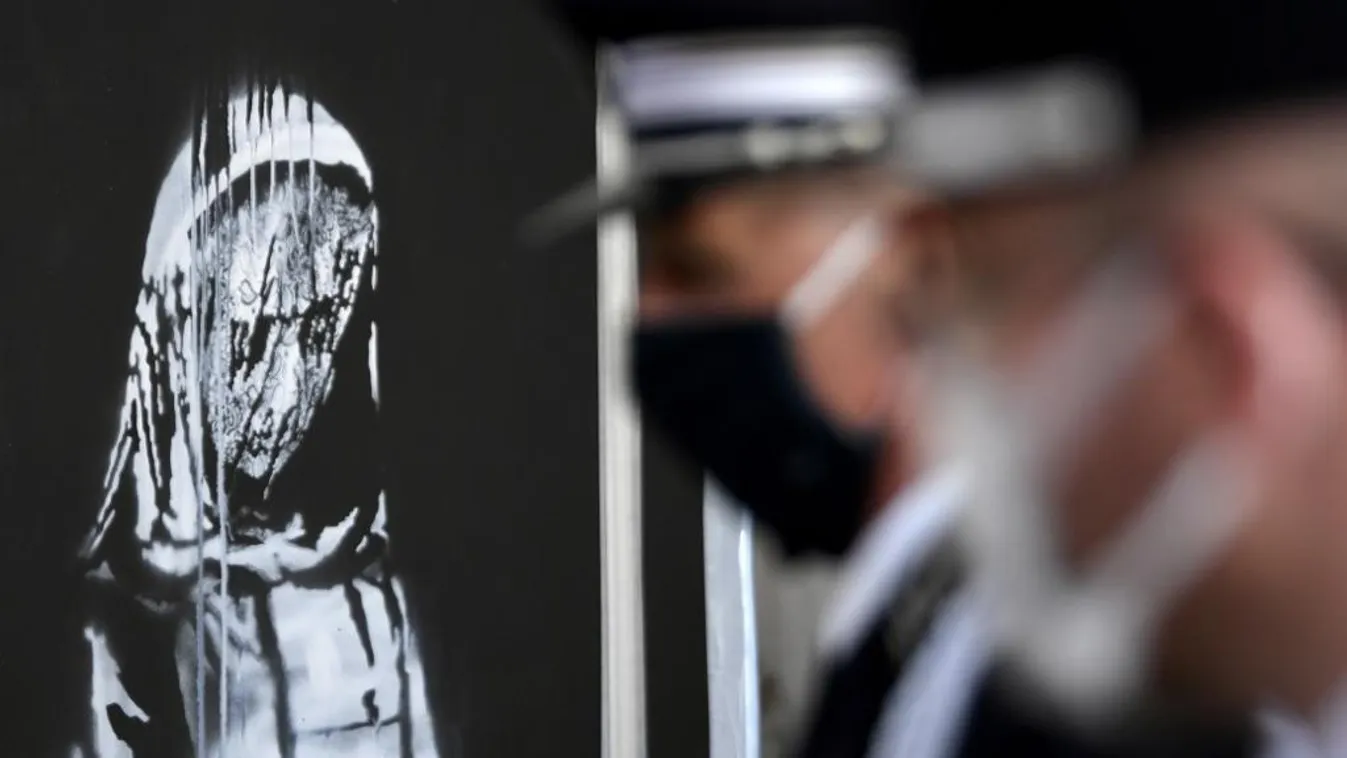 Hamarosan hazaszállítják a szomorú apropóból festett, majd eltulajdonított Banksy-graffitit