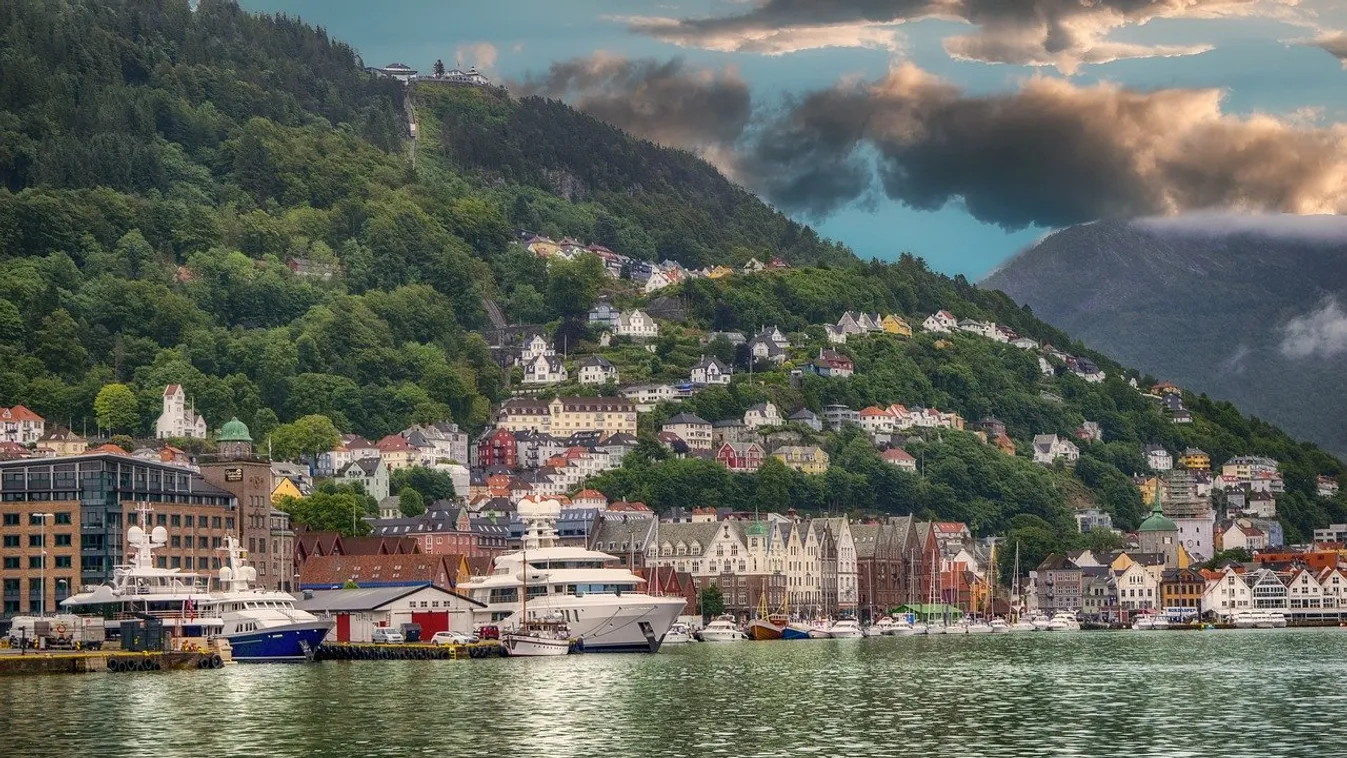 Lebegő uszoda épül Bergen festői tavára