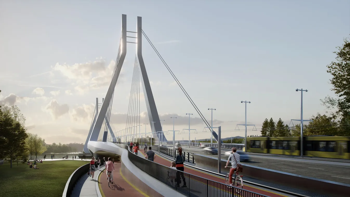 Megindul az új dunai híd villamosvonalának tervezése
