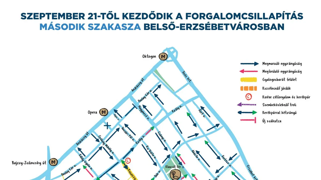 Indul a forgalomcsillapítás második szakasza a belvárosban, ezek lesznek a változások