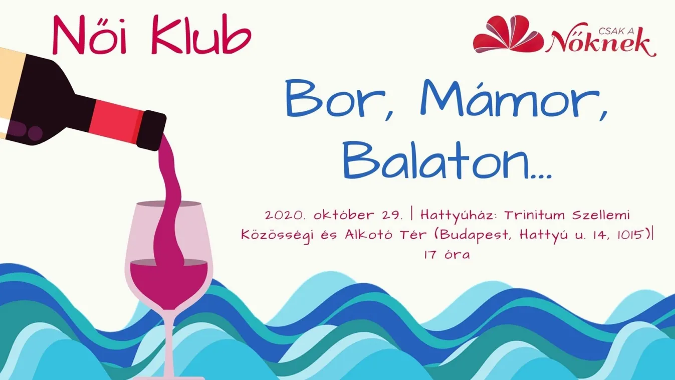 ISMÉT NŐI KLUB október 29-én a HATTYÚHÁZBAN!