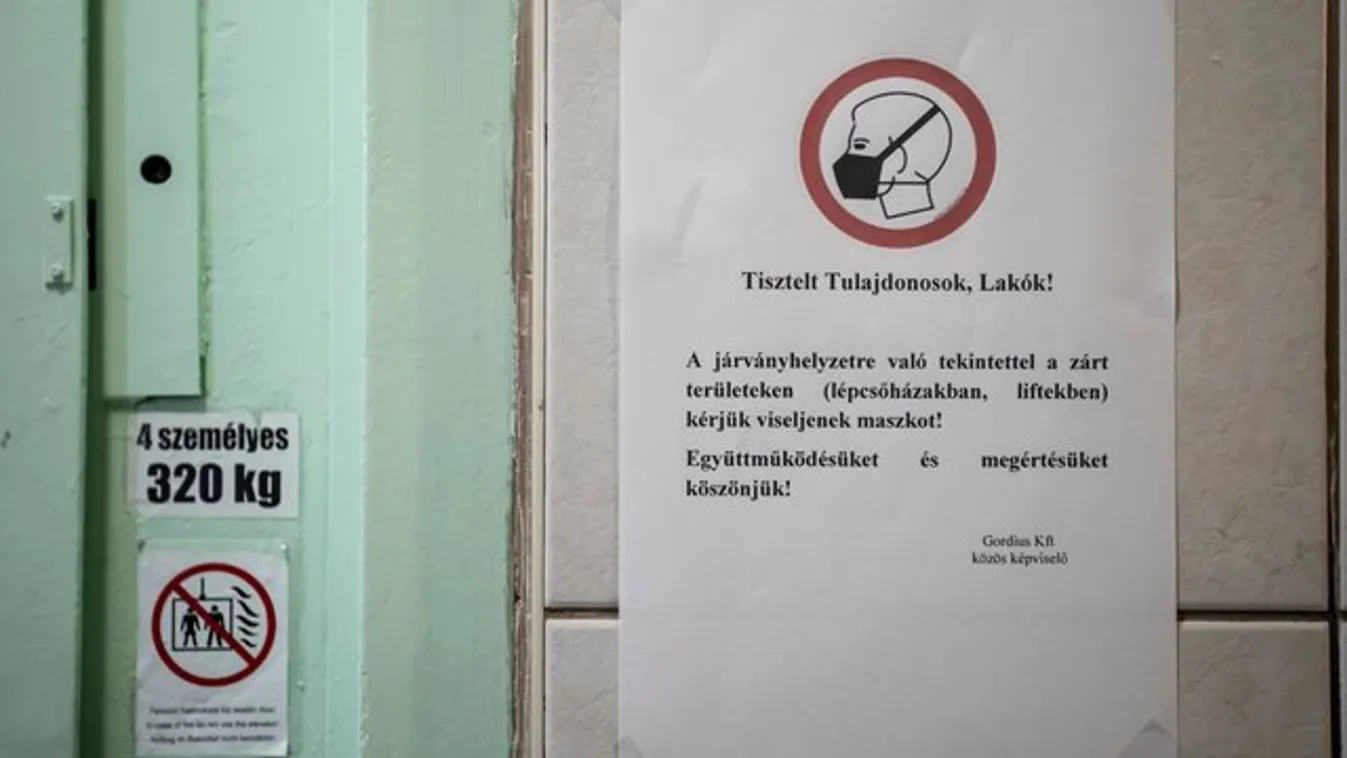 Maszkviselés a lépcsőházban: igen vagy nem?