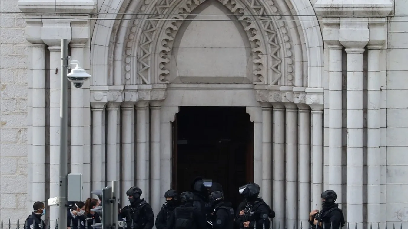 Késes terrortámadás történt a nizzai Notre-Dame-bazilika közelében