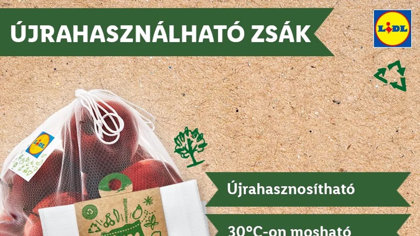 Csütörtöktől környezetbarát tasakokban vásárolhatunk a Lidl-ben