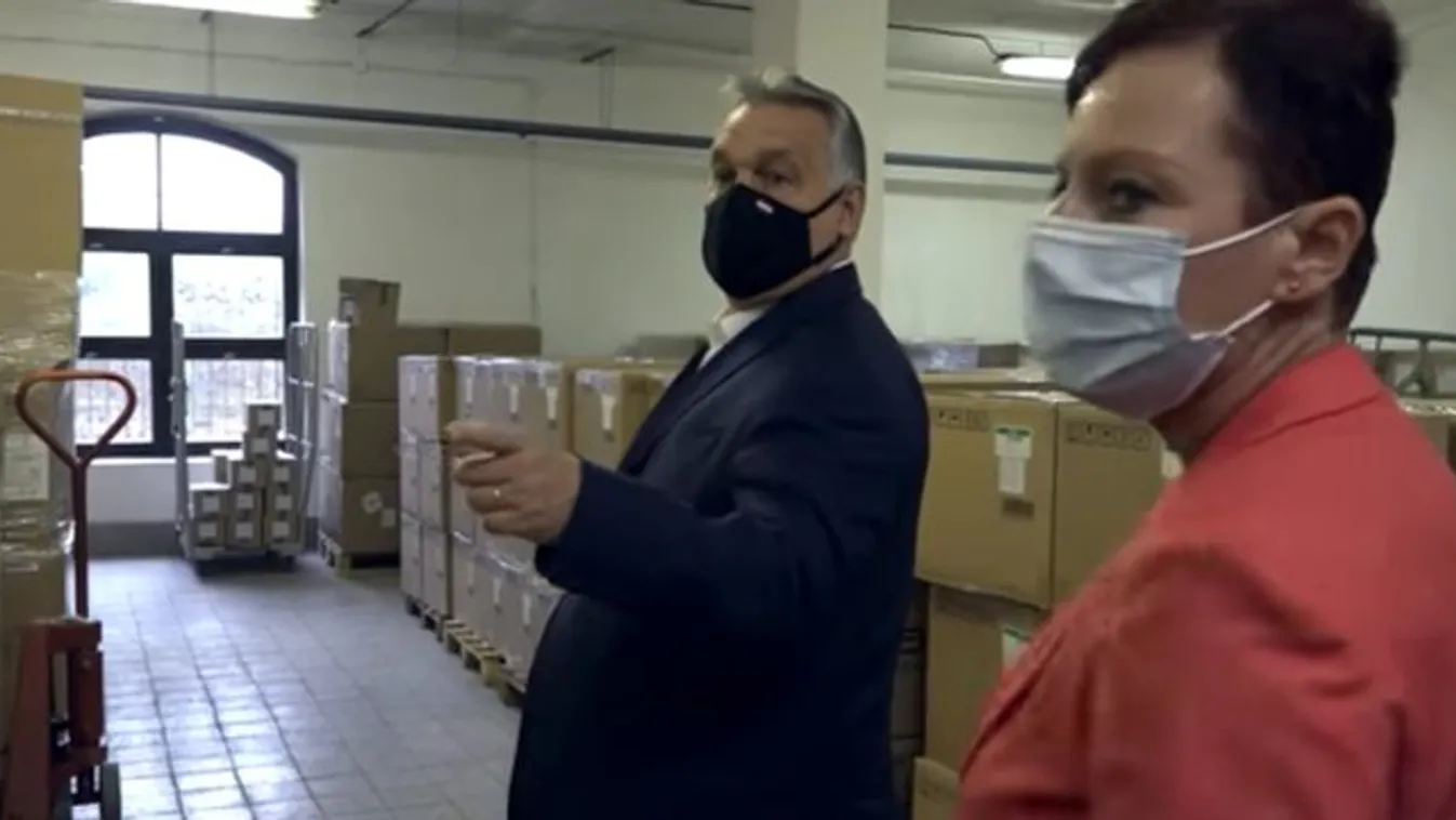 Orbán Viktor ellenőrizte a Kínából érkezett koronavírus-gyógyszert – videó