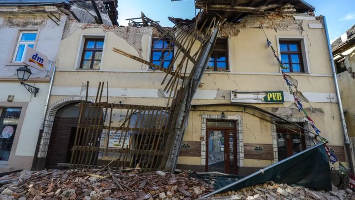 Szerdán reggel további három földrengés rázta meg Horvátországot