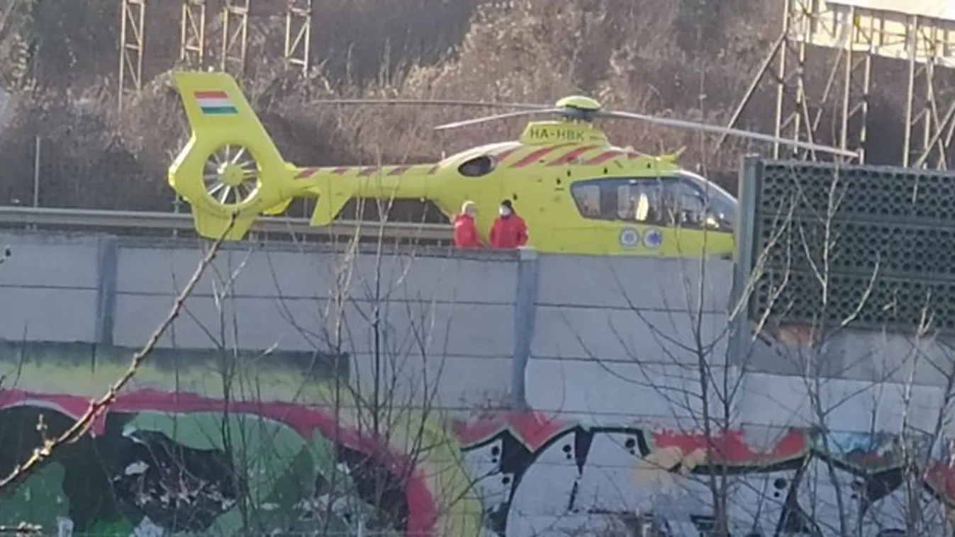 Tízen sérültek meg Budapestnél az M7-s bevezetőjén egy balesetben