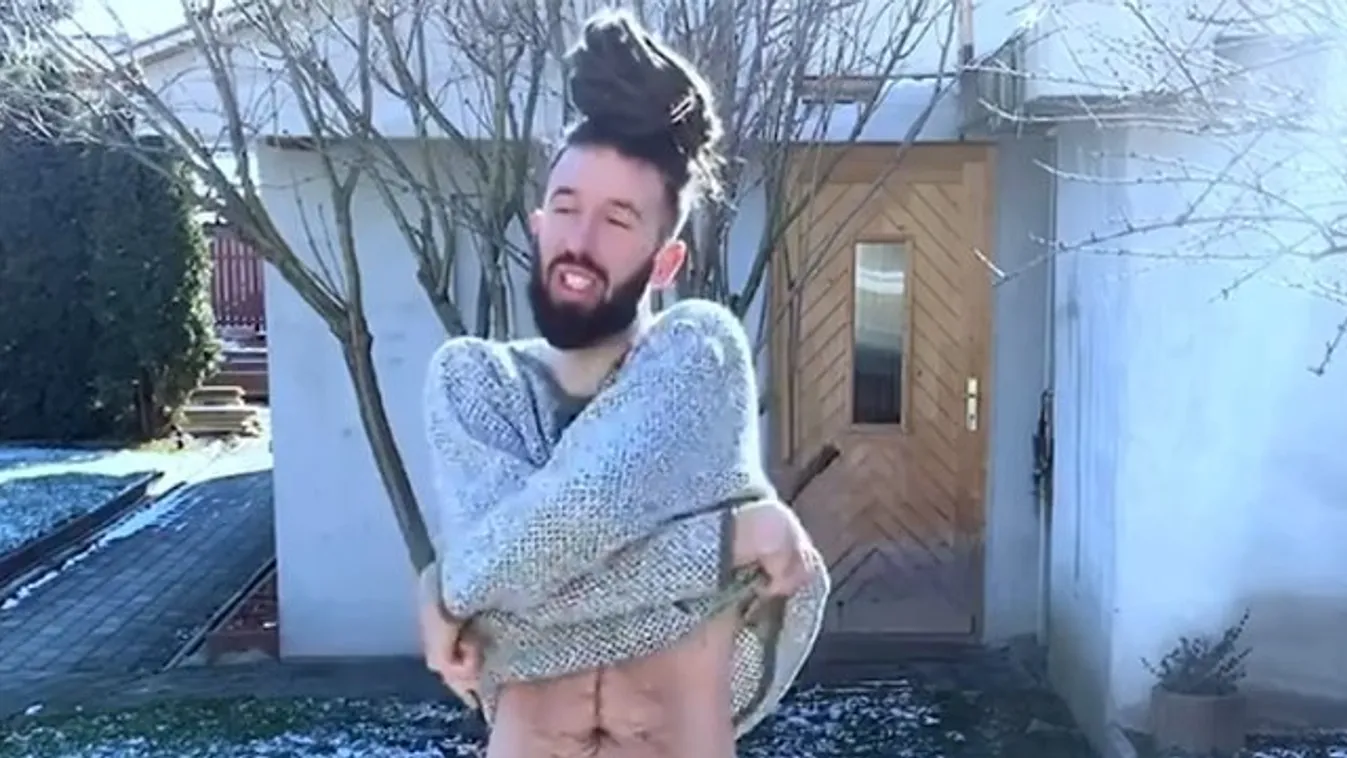 Varga Viktor egy szál semmiben csobbant a fagyos Dunába - videó
