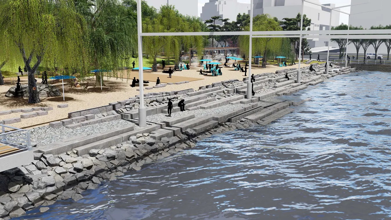 Így fog kinézni Manhattan első strandparkja