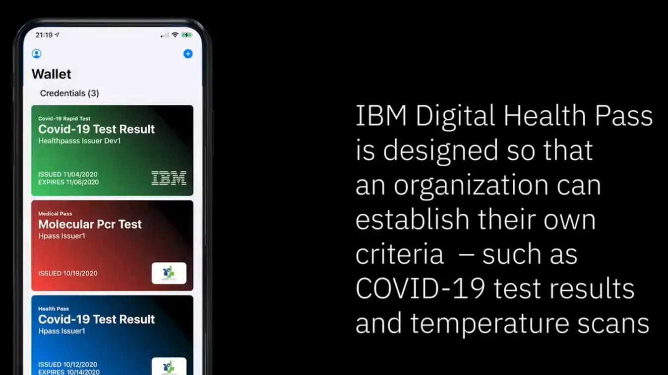 Az IBM QR-kódos vakcinaigazolványa repülőre, étteremben és koncerteken is belépő lehet