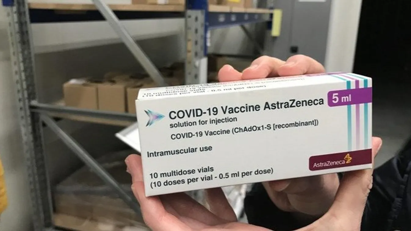 Megérkezett az AstraZeneca első vakcinaszállítmánya Magyarországra