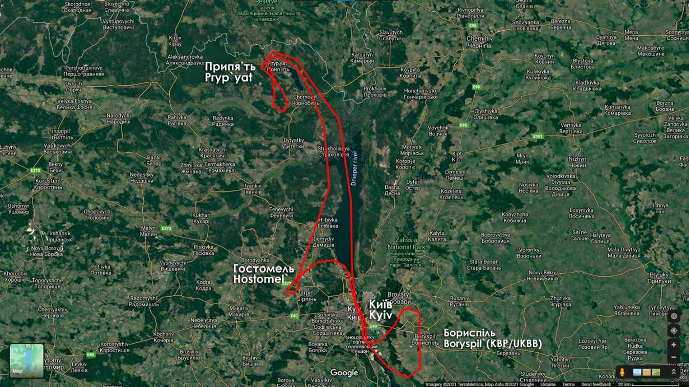 Sétarepülést szervez Csernobil felett az ukrán nemzeti légitársaság
