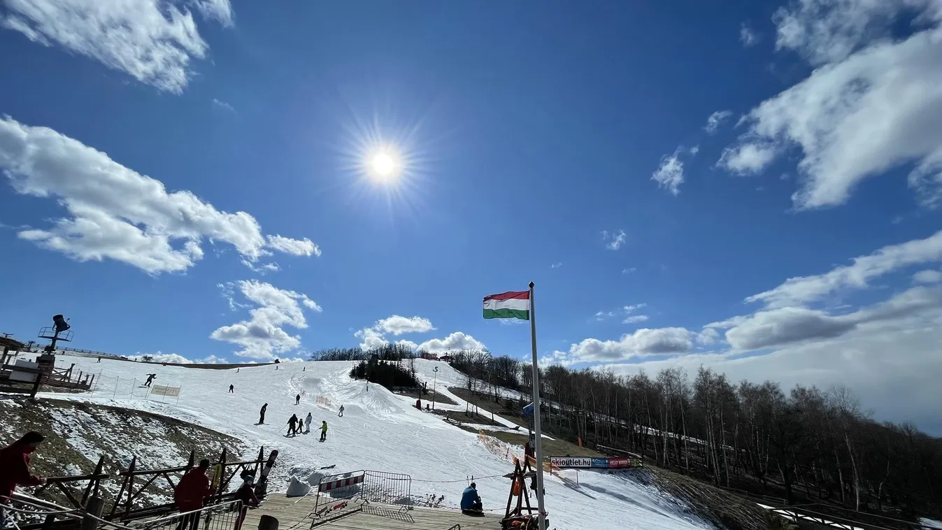 Húsvétig síelhetünk a Mátrában, ahol egy látványos videó is készült