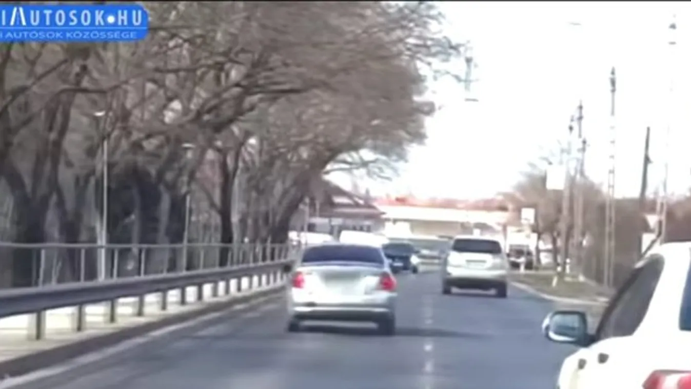 Még a látványtól is kiver minket a víz: kamikaze sofőr riogatta az autósokat a Pesti úton