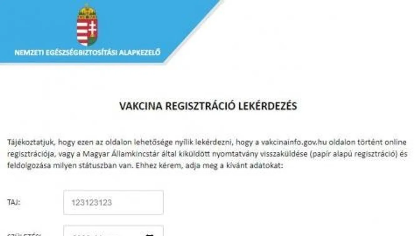 Jó tudni! Itt ellenőrizheti, hogy sikeresen regisztrált-e a koronavírus elleni oltásra