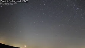 Pazar felvétel készült a tavaszi állatövi fényről a Zselici Csillagparkban