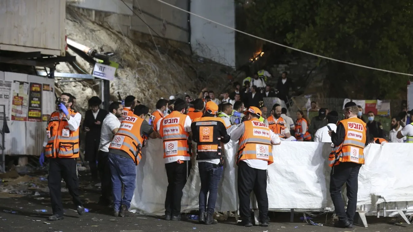 Rengetegen meghaltak Izraelben egy ünnepségen kialakult tolongásban