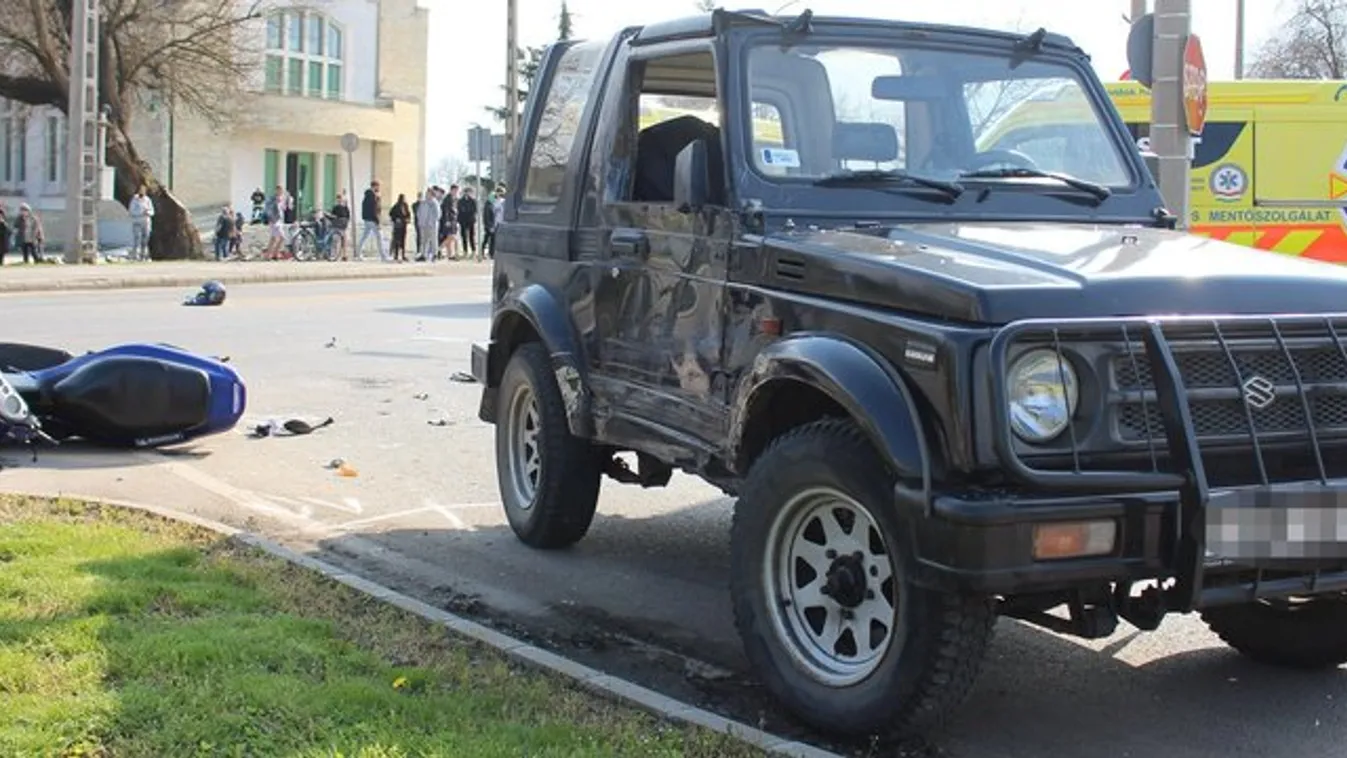 Súlyos motorbalesetet szenvedett egy 15 éves fiú Mezőkövesden