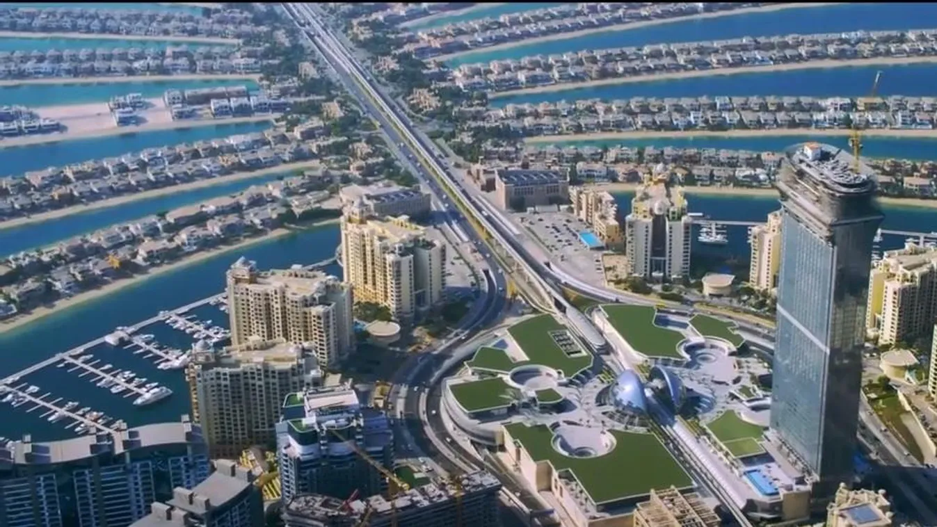 Különleges kilátóterasz nyílt a dubaji Pálma-szigeten
