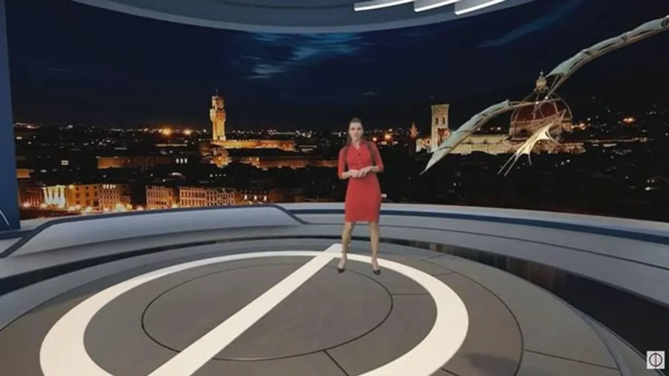 Bevitorlázott Leonardo da Vinci találmánya a közmédia időjárás-jelentésébe – videó
