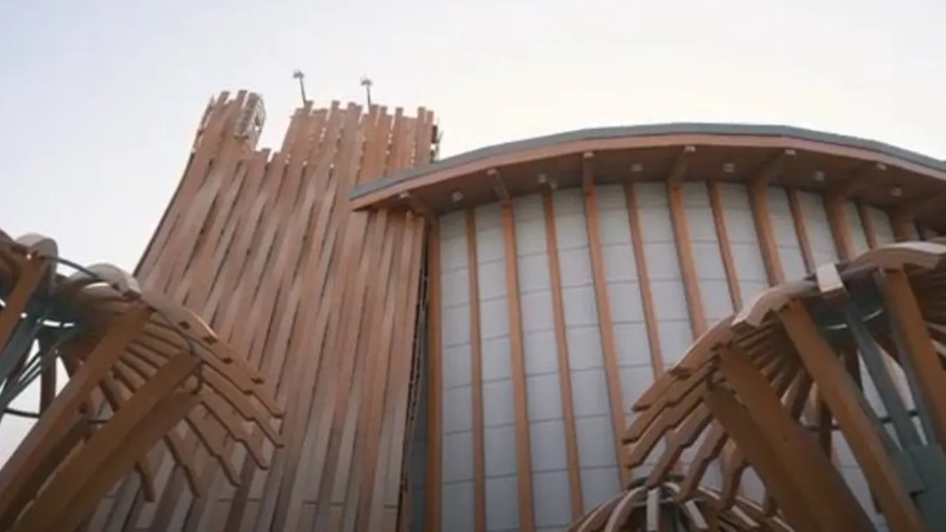 Átadás előtt a Magyar Pavilon Dubajban – látványos videó a kész épületről