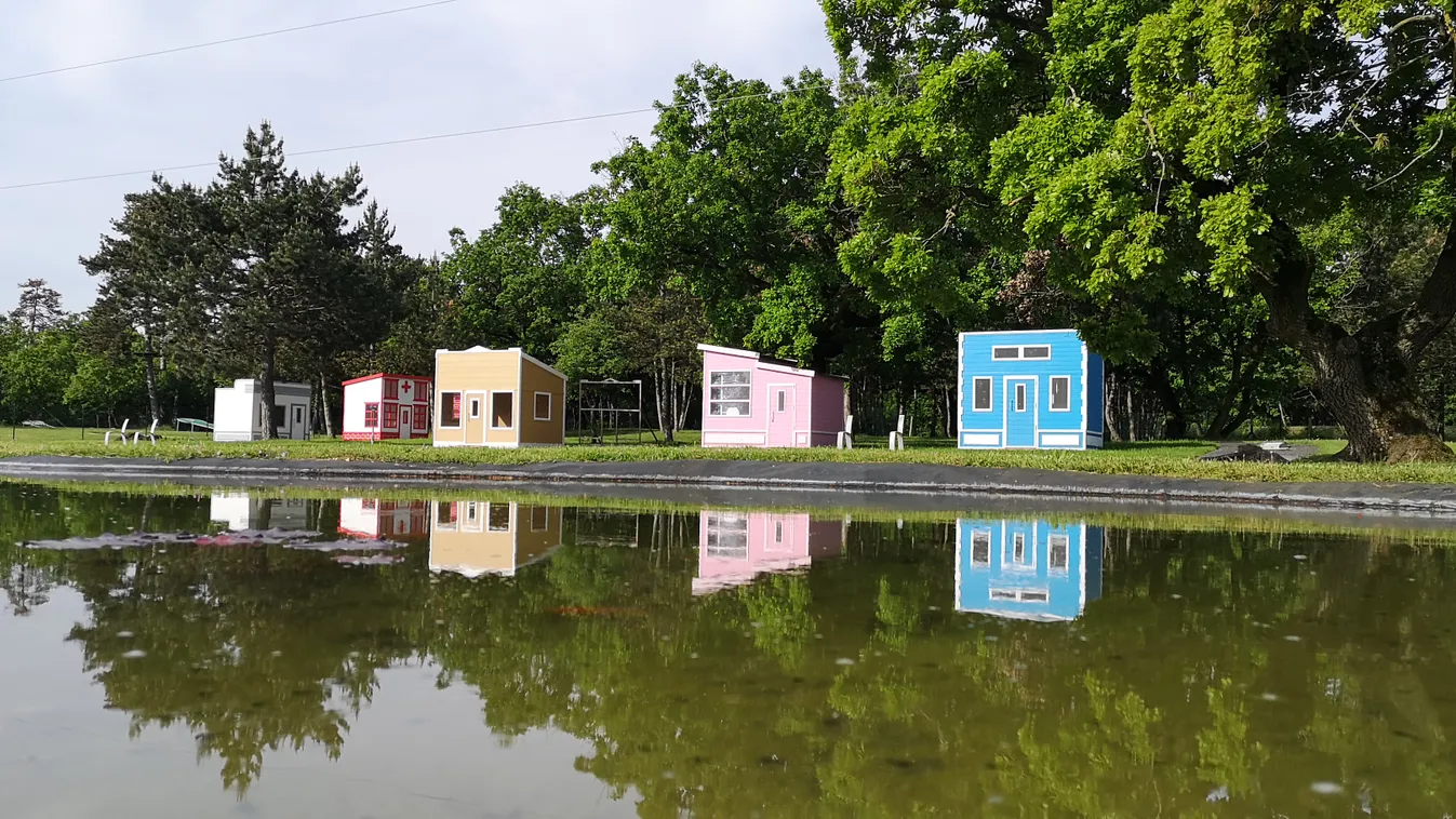 Mini házakkal nyílik a balatoni élménypark gyerekeknek kitalált városrésze
