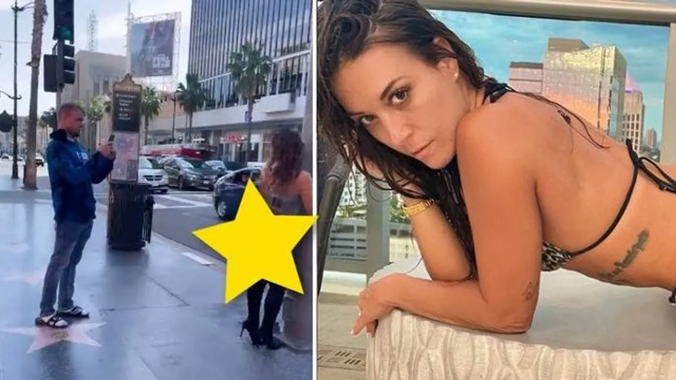 Vadidegenekkel fotóztatja magát a nyílt utcán pucsító pornós – 18+ videó